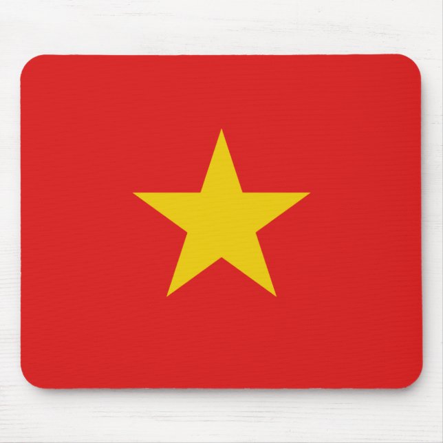 Vietnam-Flagge Mousepad (Vorne)