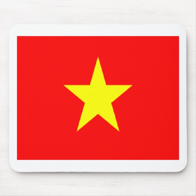 vietnam-Flagge Mousepad (Vorne)