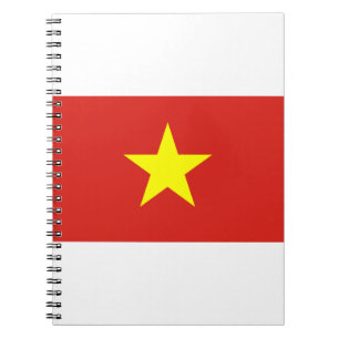 Vietnam-Flagge Notizblock