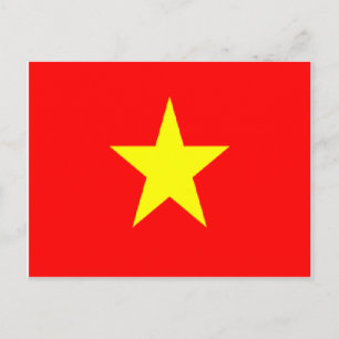 vietnam-Flagge Postkarte