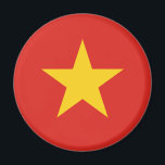 Vietnam-Flagge - Quḥc Klag, der die Lebensqualität Magnet<br><div class="desc">Flagge Vietnams - ỏ chsao vàn - Quḥc kḥc viketten - Nationale Flagge der Sozialistischen Republik Vietnam</div>
