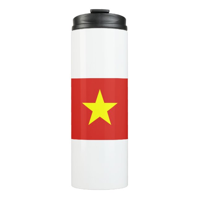 Vietnam-Flagge Thermosbecher (Vorderseite)