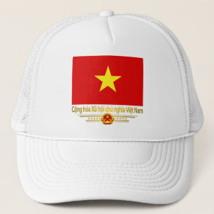 Vietnam-Flagge Truckerkappe