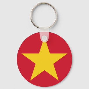Vietnam-Flaggen-Shirt Schlüsselanhänger