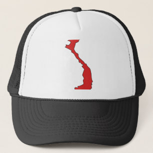 Vietnam-Flaggenkarte Truckerkappe
