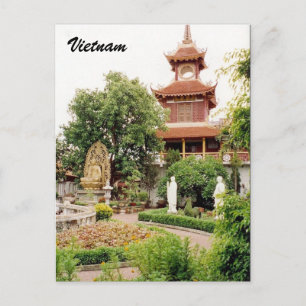 Vietnam-Garten Postkarte