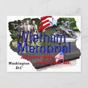 Vietnam-Gedenkkarte Postkarte