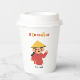 Vietnam Hello Cup - "Xin Chào" Pappbecher