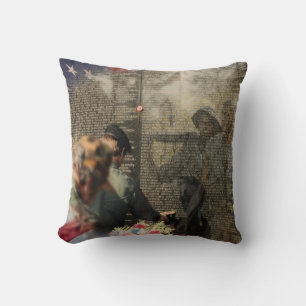 Vietnam Heroes Past and Present Kissen