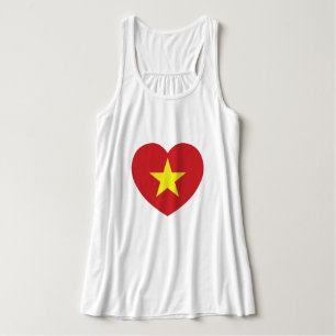 Vietnam-Herzenflagge Tank Top
