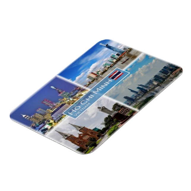 Vietnam - Ho Chi Minh City Saigon - Magnet (Linke Seite)