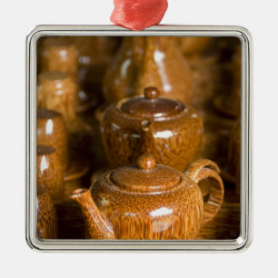 Vietnam, Ho Chi Minh Stadt, auch Saigon genannt).  Silbernes Ornament