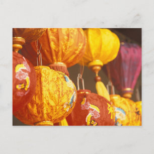 Vietnam, Hoi An Große Laternen, Souvenirs Postkarte