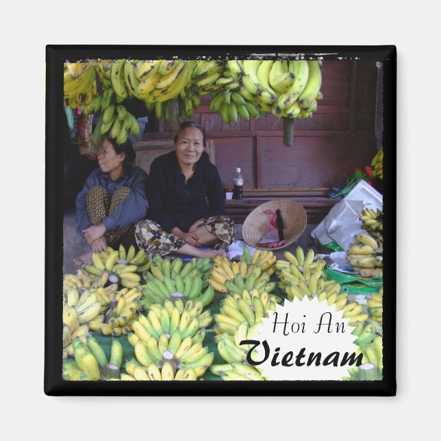 Vietnam, Hoi An Market, Bananen (Magnet) Magnet (Vorne)