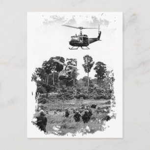 Vietnam Huey Landing Postkarte