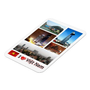 Vietnam - I Liebe - Magnet