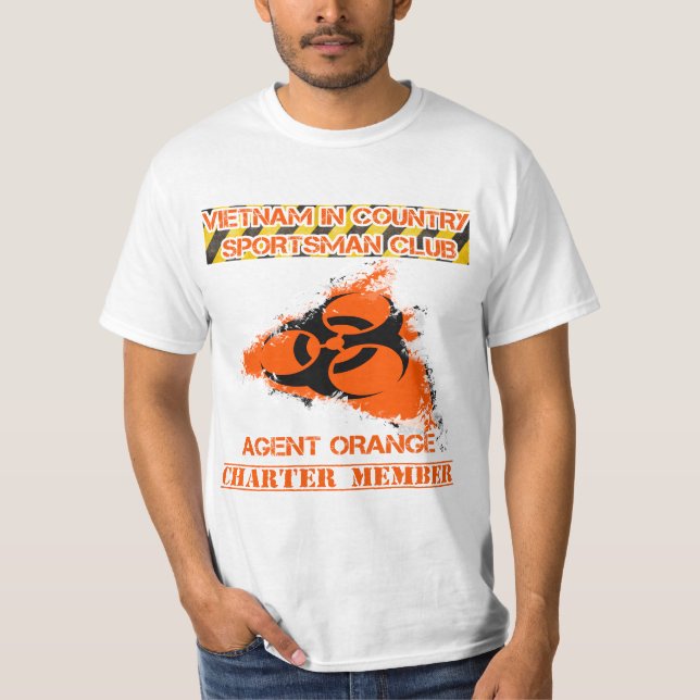 Vietnam in Land-Sportler ClubAgent Orange T-Shirt (Vorderseite)