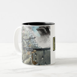 Vietnam Journal V3 Design-Kaffee-Tasse Zweifarbige Tasse
