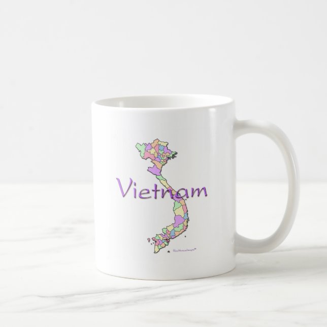 Vietnam-Karte Kaffeetasse (Rechts)