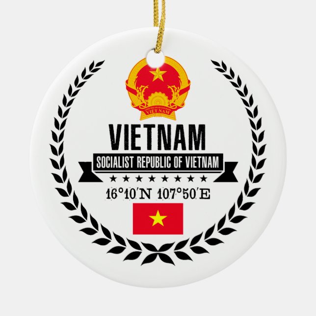 Vietnam Keramik Ornament (Vorne)