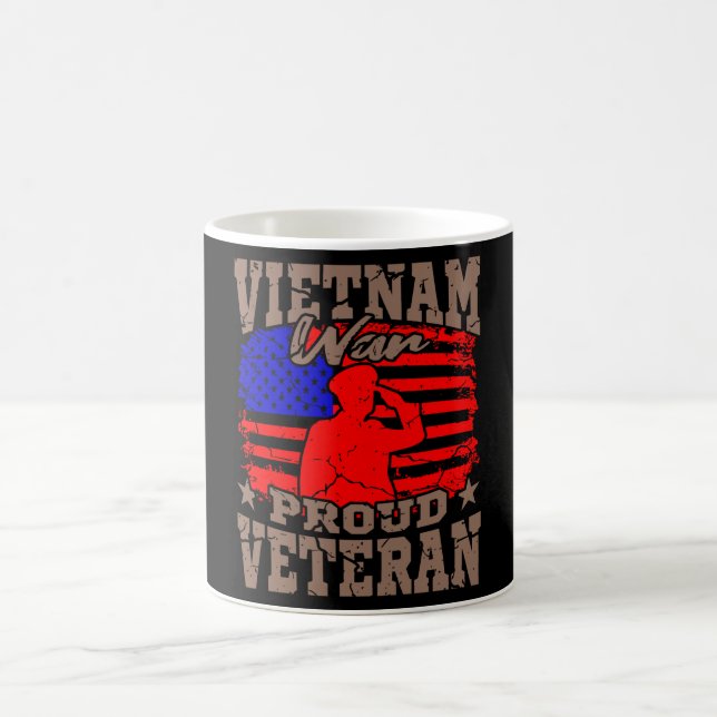 VIETNAM KRIEG STOLZ VETERAN American Veteran Gesch Kaffeetasse (Mittel)