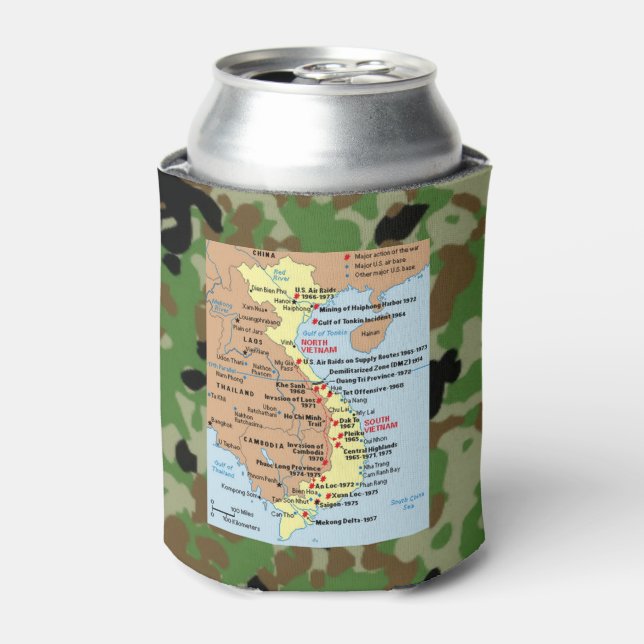 VIETNAM MAP DOSENKÜHLER (Kanne Vorderseite)