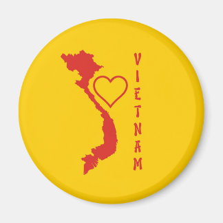 Vietnam Map Magnet