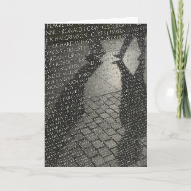 Vietnam Memorial Card Karte (Vorderseite)