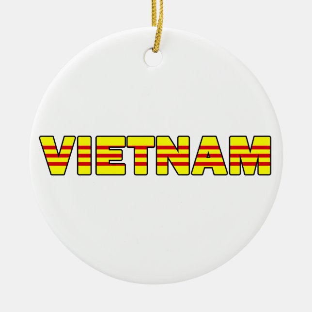 Vietnam-Ornament Keramik Ornament (Vorne)