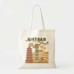 Vietnam Reisekunst, Vintag Tragetasche
