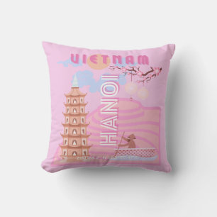 Vietnam Reisen Kunst, Rosa Kissen