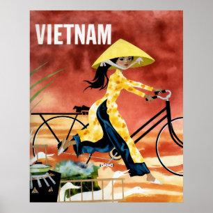 Vietnam-Reiseplakat Poster