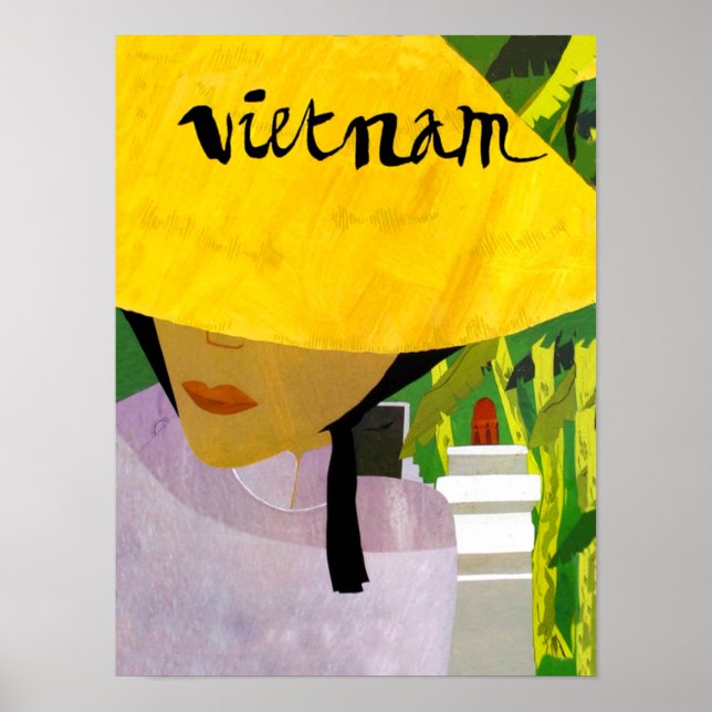 Vietnam Reiseplakat Poster (Vorne)