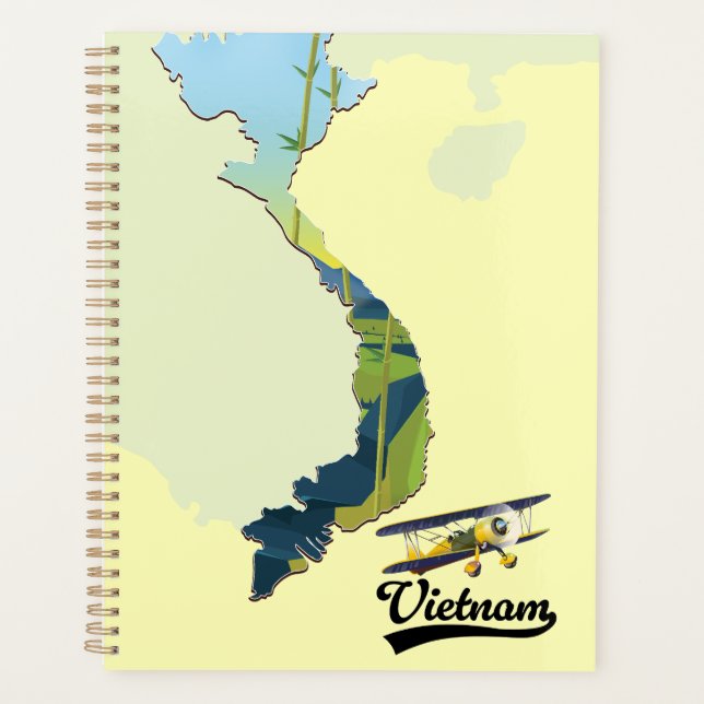 Vietnam Reiseplan Planer (Vorderseite)
