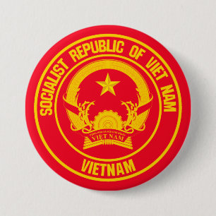 Vietnam-Runde Button