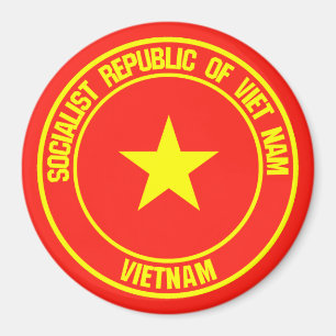 Vietnam-Runde Magnet
