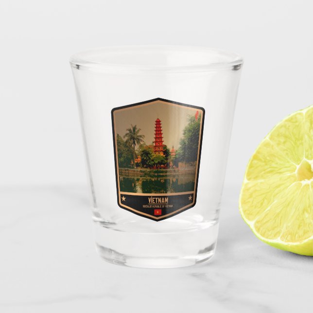 Vietnam Schnapsglas (Vorderseite)