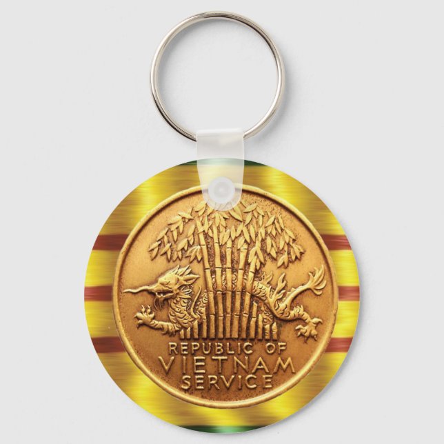 Vietnam Service-Medaille Schlüsselring Schlüsselanhänger (Vorderseite)