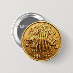 Vietnam-Service-Medaillenknopf Button