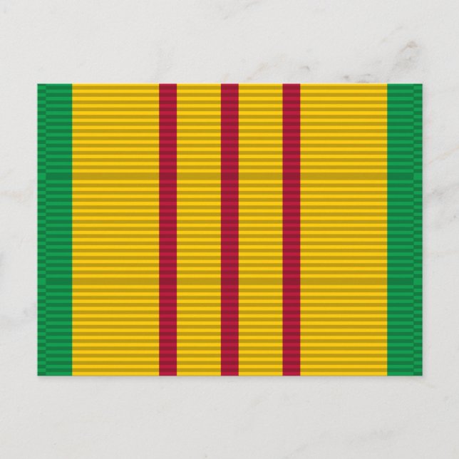Vietnam Service Medal Band Postkarte (Vorderseite)