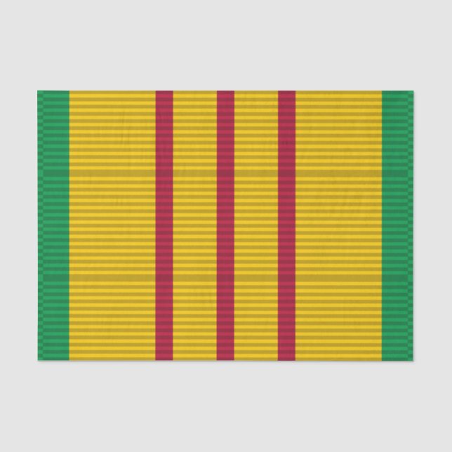 Vietnam Service Medal Band Seidenpapier (Vorderseite)