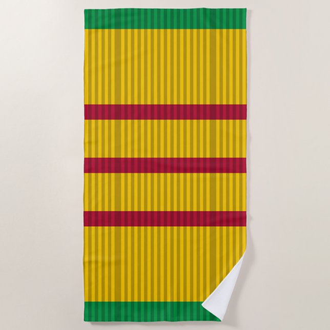Vietnam Service Medal Band Strandtuch (Vorderseite)