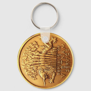Vietnam service medal key chain schlüsselanhänger
