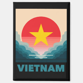 Vietnam Südostasien Magnet