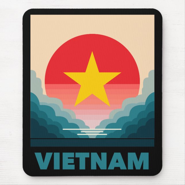 Vietnam Südostasien Mousepad (Vorne)