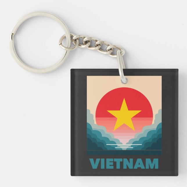 Vietnam Südostasien Schlüsselanhänger (Vorderseite)