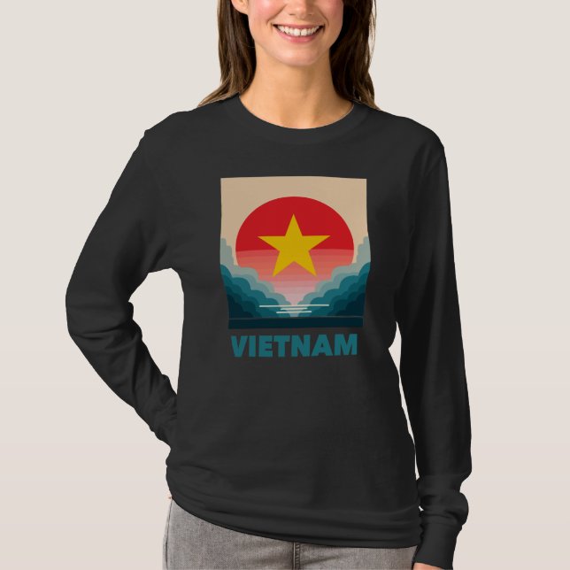 Vietnam Südostasien T-Shirt (Vorderseite)