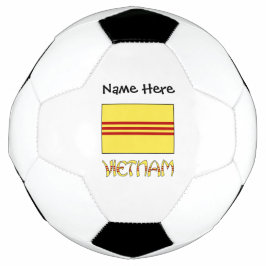 Vietnam - Südvietnamesische Flagge Personalisiert Fußball