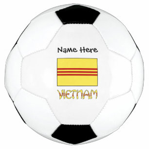 Vietnam Südvietnamesische Flagge Personalisiert Fußball