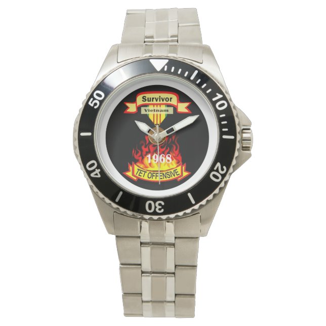 Vietnam - Tet Offensive Survivor Watch Armbanduhr (Vorderseite)